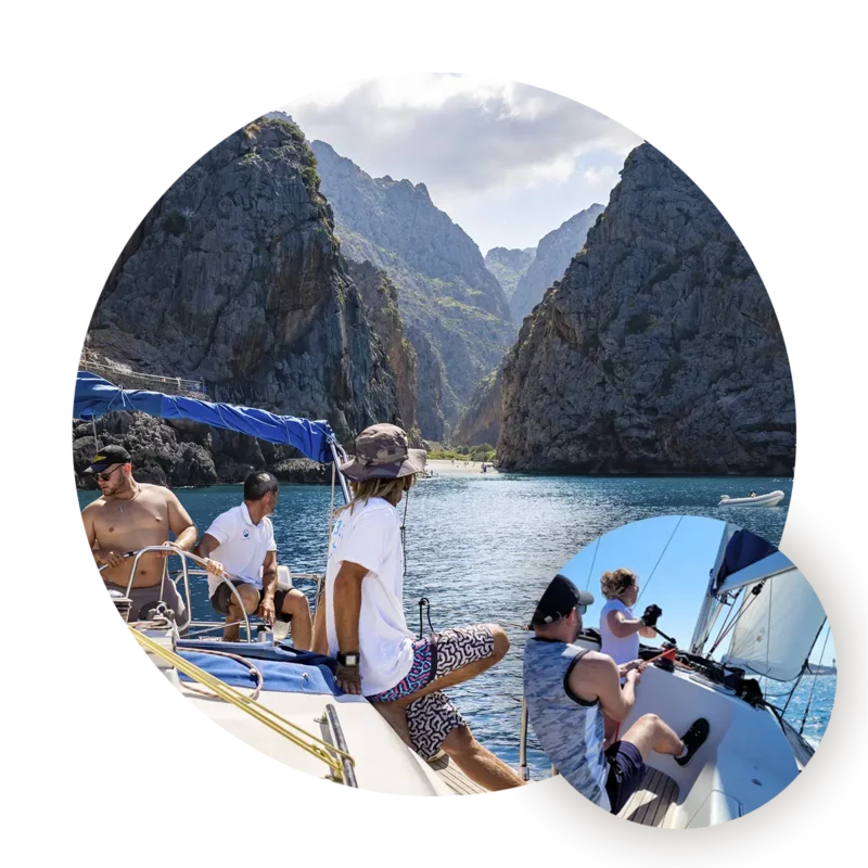 Prácticas de ampliación PER - Navegación a Baleares + Vela - EscolaPort - Barcelona