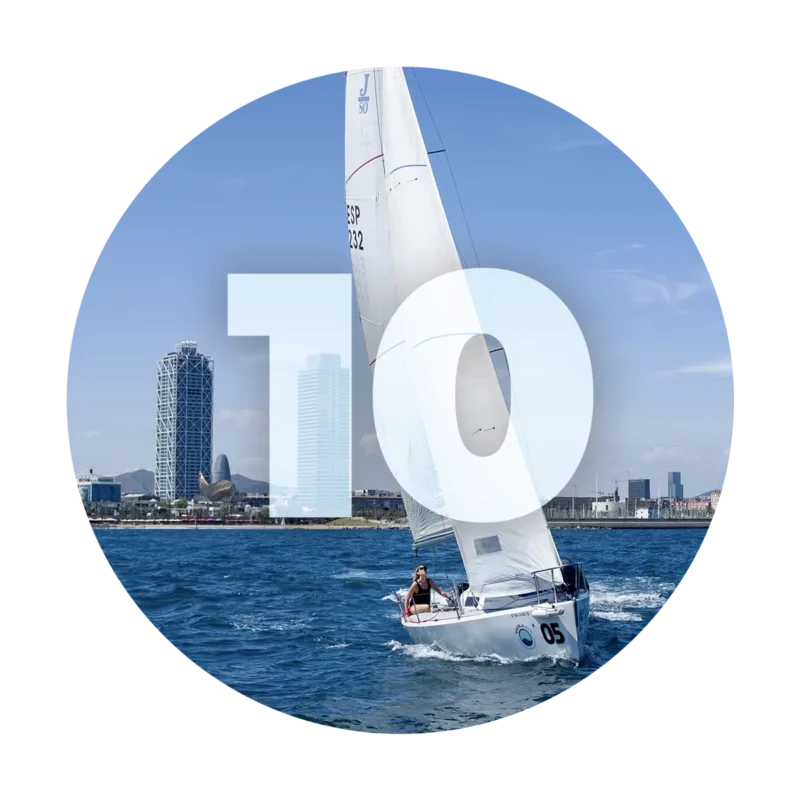 Packs de diez salidas de navegación - Club de navegación - EscolaPort - Port Olímpic - Barcelona