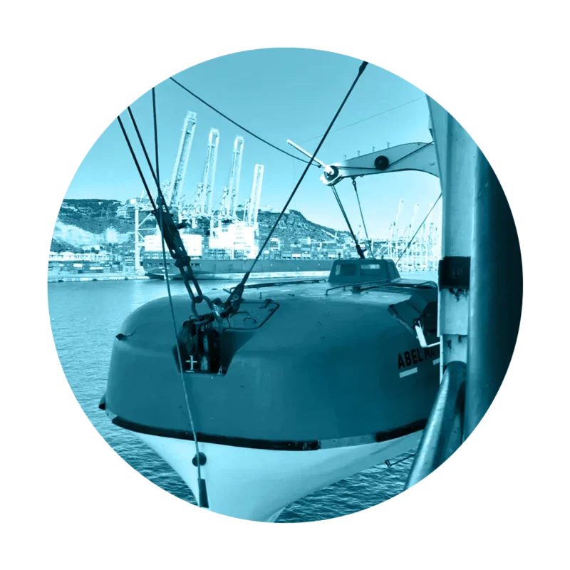 Curso STCW actualización - Botes de rescate no rápidos - EscolaPort - Barcelona