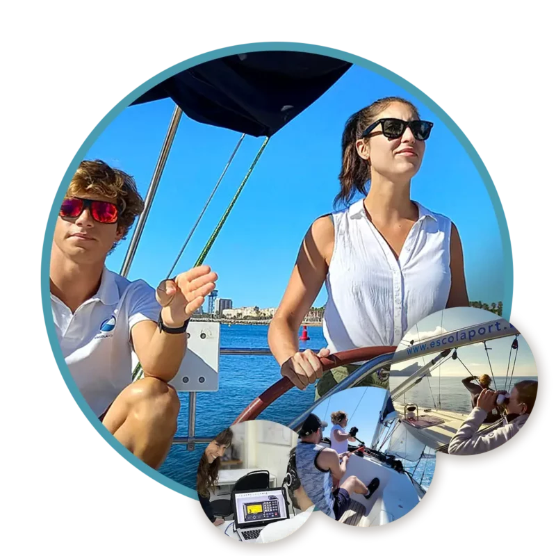 Prácticas PER - Navegación - Radioperador - Navegación a Baleares - Vela - EscolaPort - Port Olímpic - Barcelona