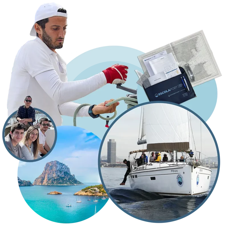 Patrón de yate a bordo - Teoría y prácticas PY navegando una semana entre Barcelona y las Baleares - Barcelona