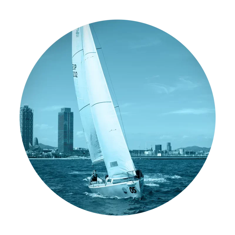 Curso de trimado de velas - Club de navegación - EscolaPort - Port Olímpic - Barcelona