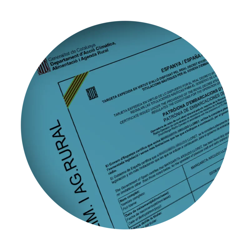 Gestión de expedición de títulos náuticos de recreo y pago de tasas en Cataluña con EscolaPort